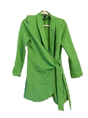Vent16 Lime Green Wrap Blazer